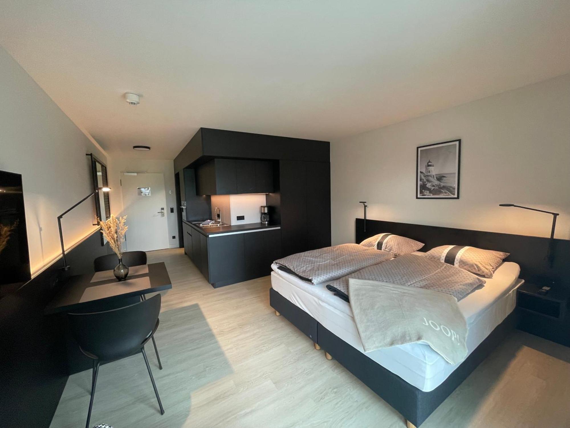 Hotelapartment Ueberwasser Mit Sauna Und Fitness 쿡스하펜 외부 사진